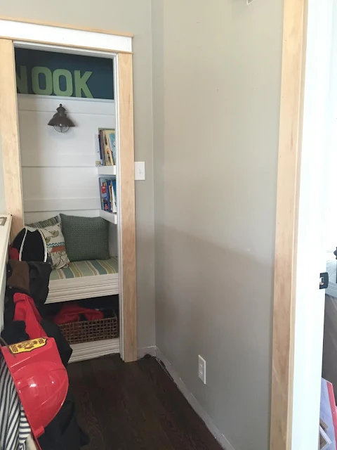 book nook out of closet