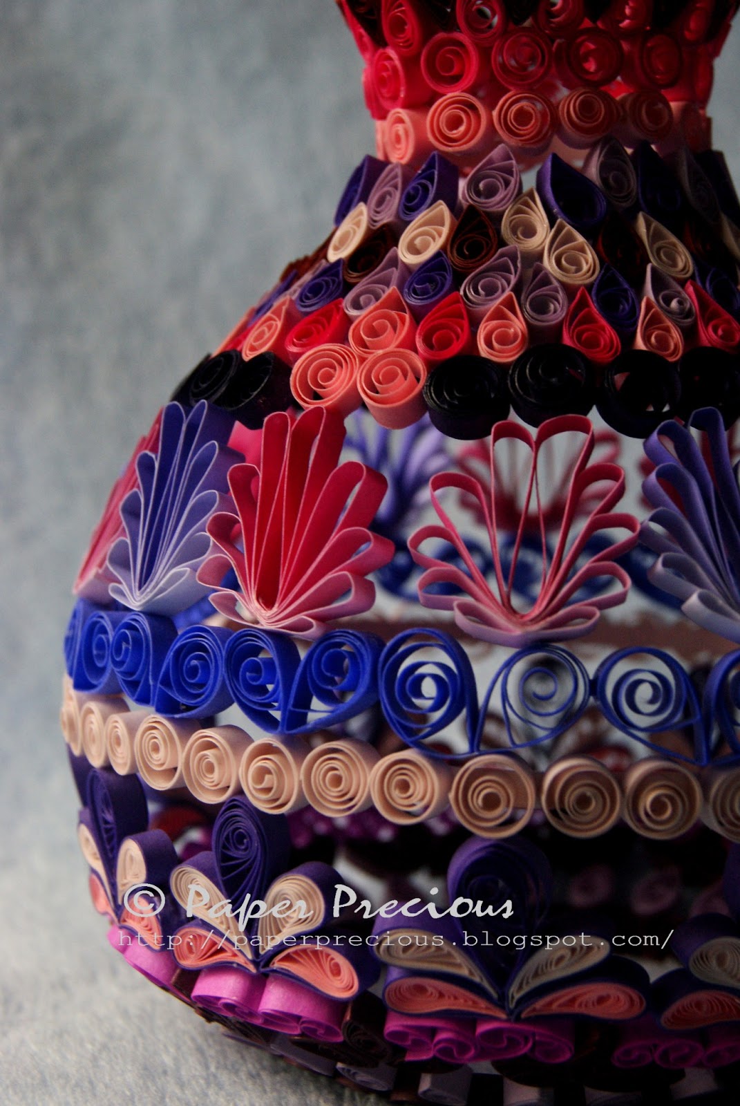 Paper Precious Quilled Vase