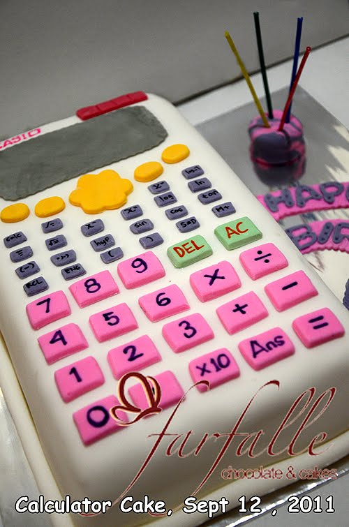 Farfalle Chocolate & Cakes Calculator Cake