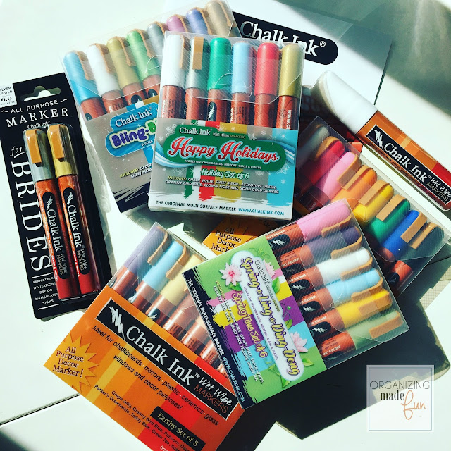 Huge variety of Chalk Ink Marker colors :: OrganizingMadeFun.com