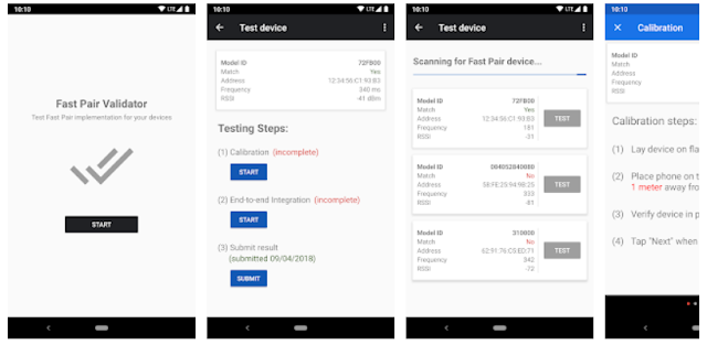 Fast Pair Validator - Google Mobile App