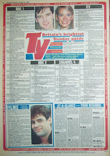 Back cover page of the Sunday Sport newspaper 30 Oct 1988