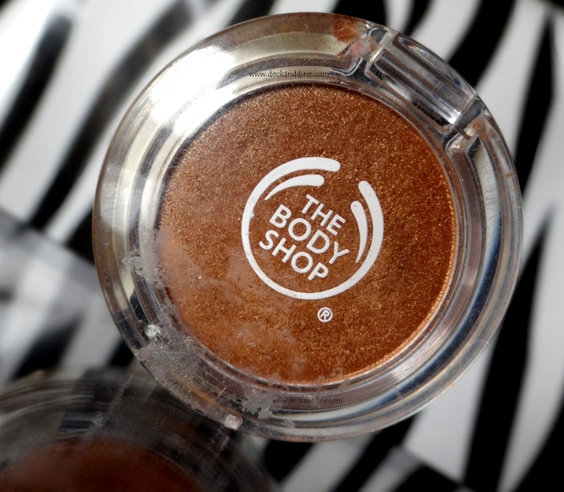 THE BODY SHOP COLOUR CRUSH EYESHADOW IN BRONZE BLISS Review, Swatches and EOTD Deck and Dine