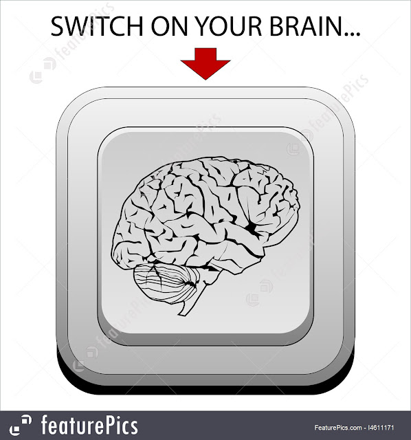 Illustration Of Switch On Your Brain