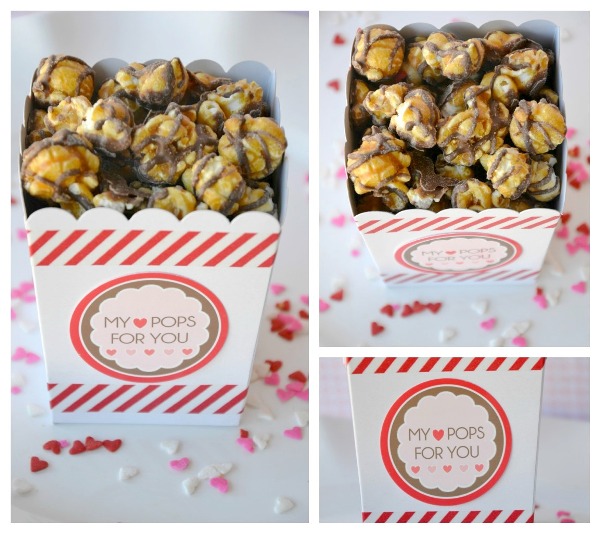 Easy Valentine's Party Favors with FREE Printable Party Tags - via BirdsParty.com