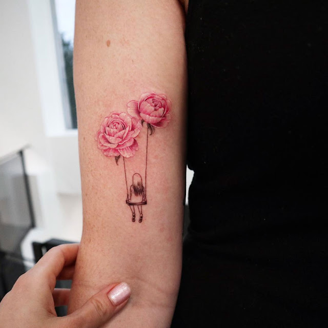 Tatuagens femininas de flores Tatuagens femininas de flores