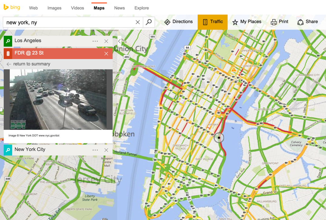 SearchReSearch: Traffic cameras in Bing Maps