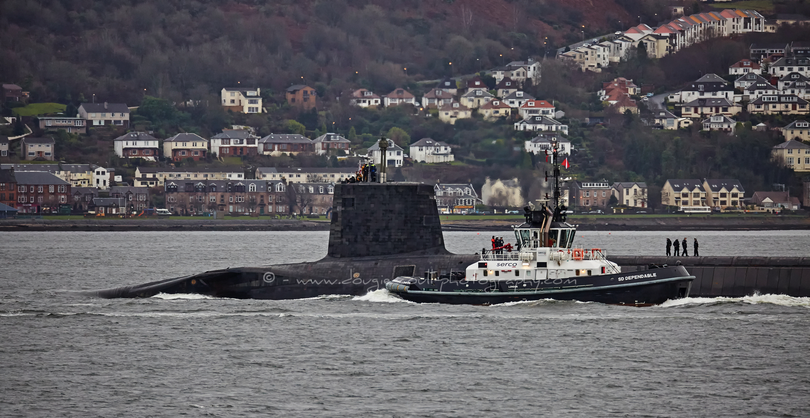 Dougie Coull Photography HMS Vigilant returns to Faslane Naval Base