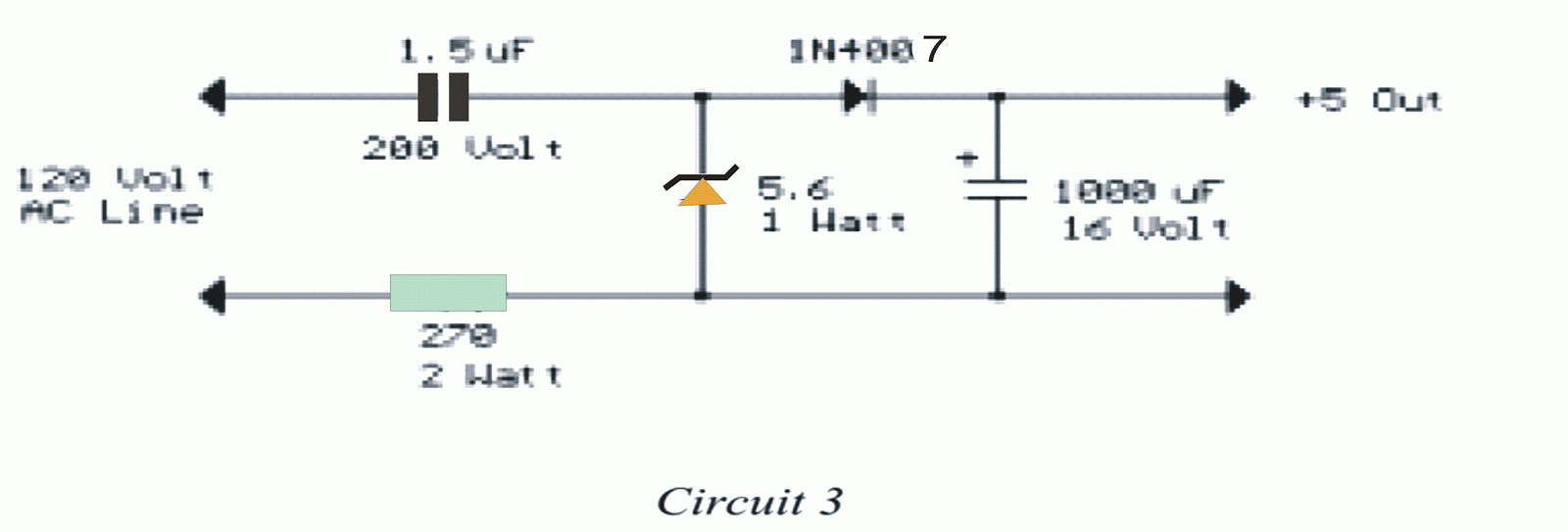 Simple Transformerless for LED Driver - Electronic Circuit