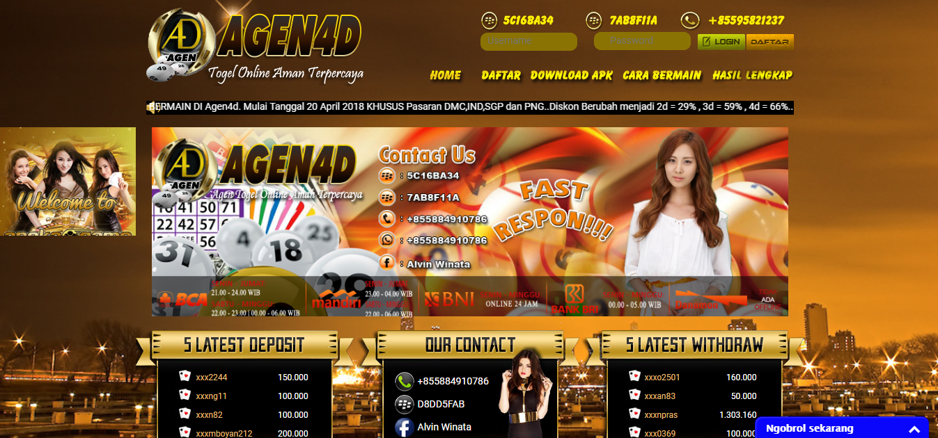 Cara Daftar Togel Online Prediksiagen4d