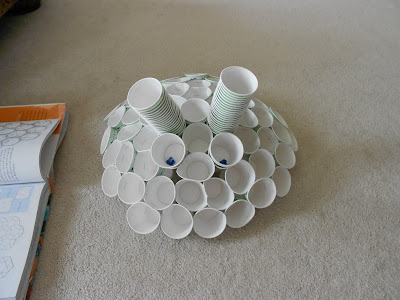 Almost Unschoolers: Building With Paper Cups