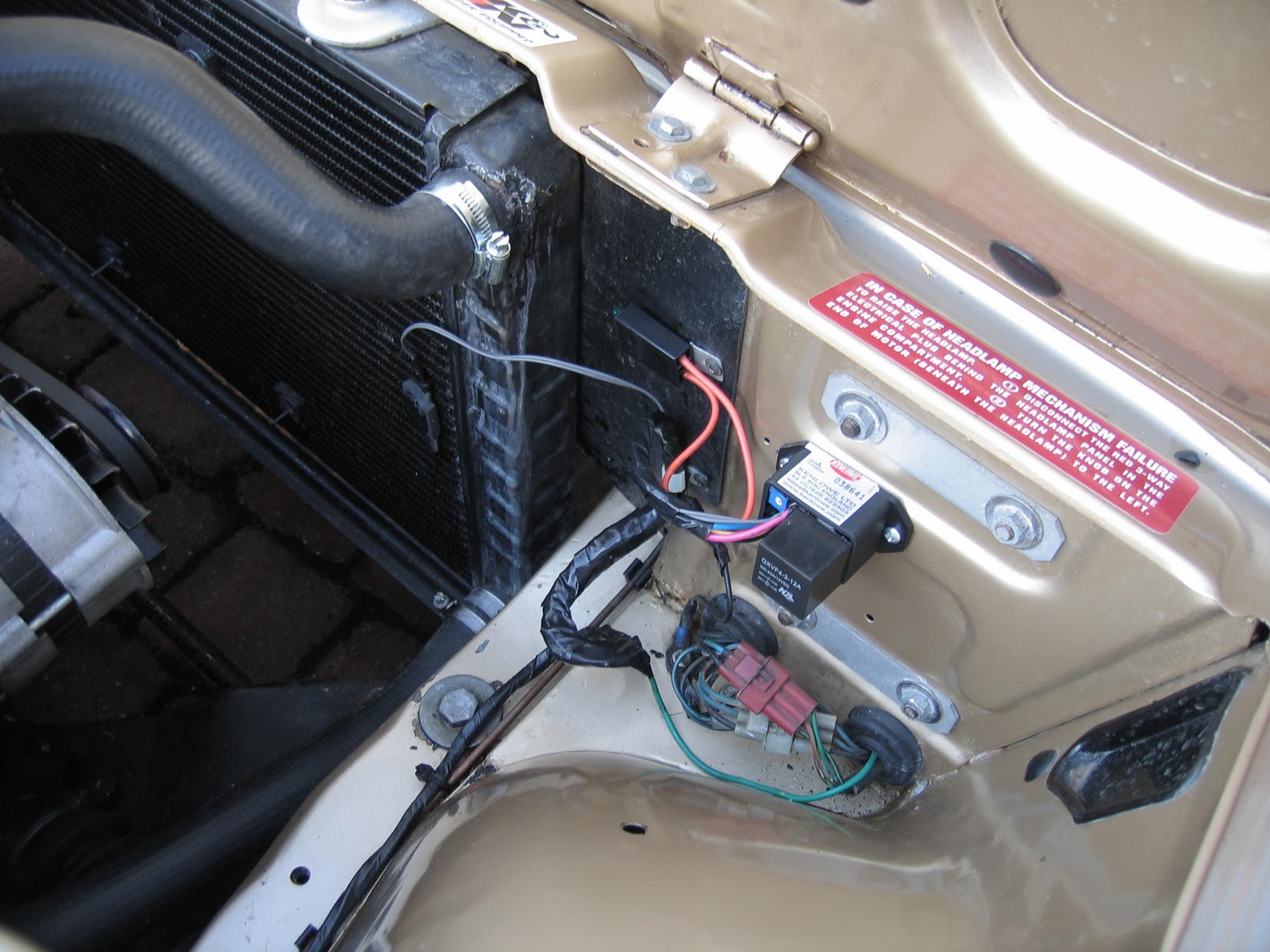 Andys Triumph TR7 and Narrowboat Centurion Blog Electric Kenlowe Fan