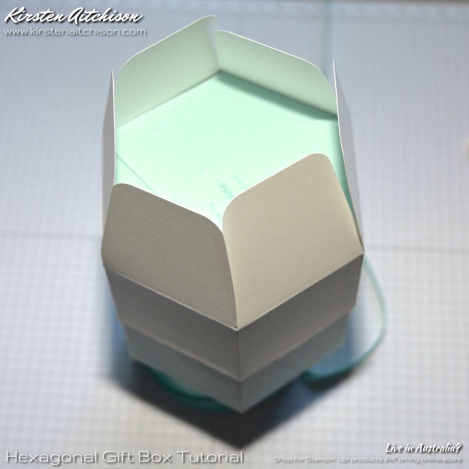 Kirsten Aitchison Handmade with Love Hexagonal Gift Box Tutorial