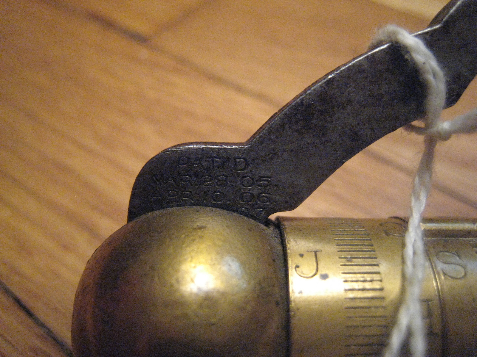 RestraintsBlog PERMUTATION LOCK CO. BRASS 4 WHEELS COMBINATION PADLOCK