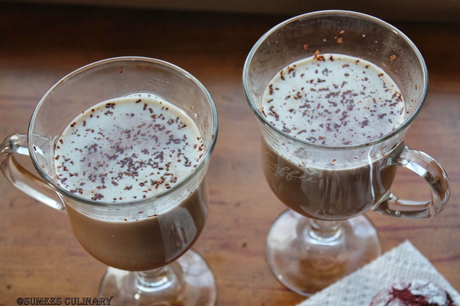 Sumee's Culinary Bites Vanilla Hot Cocoa Drink