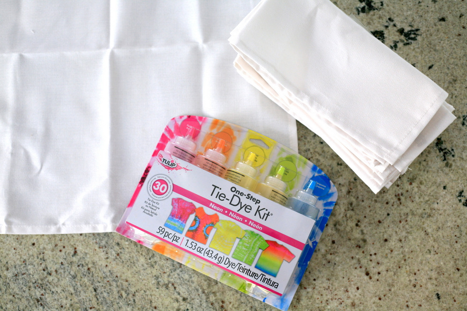 Twostep painted dye napkins for summer / Create / Enjoy