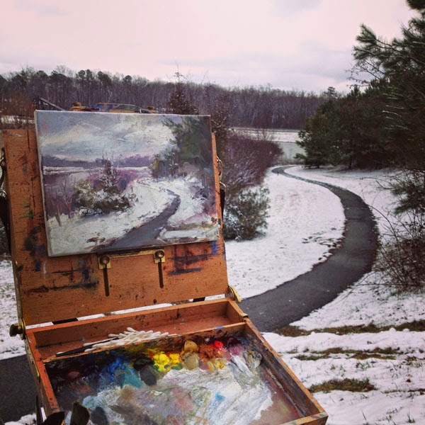 art blog amy donahue fine art 4 Tips for Painting in Cold Weather