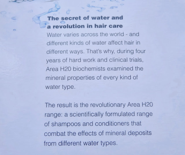 Area H2O Hard Water Haircare