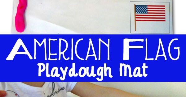 American Flag Counting Game - Playdough To Plato