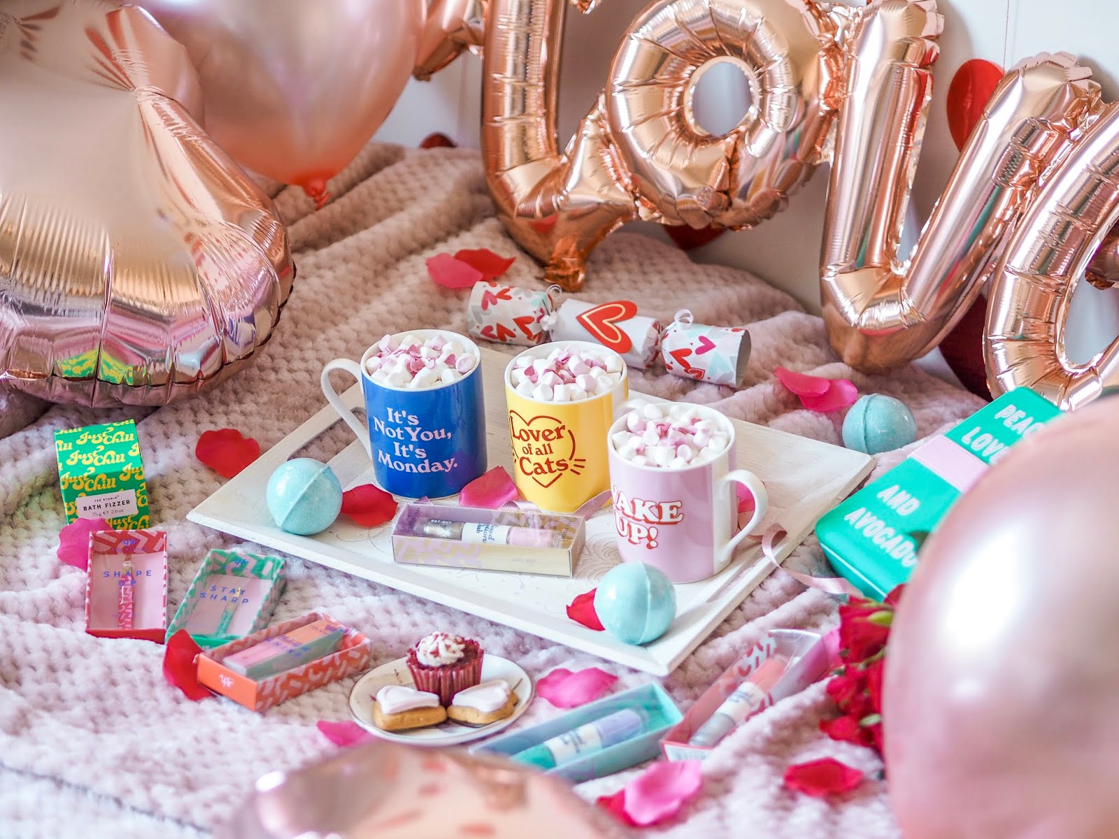 Celebrating Galentine's Day feat. Yes Studio, UK Blogger, Katie Kirk Loves, Galentines Gifts, Gifts for Her, Valentines Gifts, Girls Night, Girlie Day, Girls Night In, Valentines Style, Yes Studio Designs