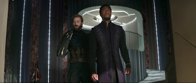 Avengers: Infinity War Chadwick Boseman and Chris Evans Image