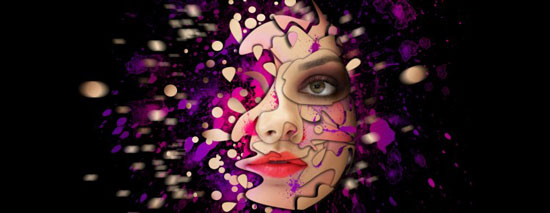 face manipulation effect with photoshop 