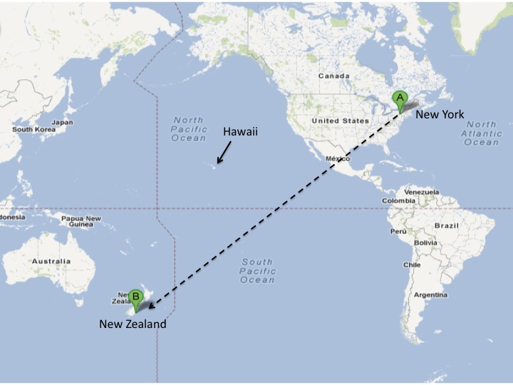 New Yorker in New Zealand New York to New Zealand