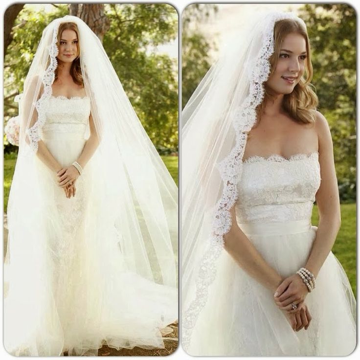 Emily VanCamp in Wedding Dress by Costume Designer Jill Ohanneson Emily VanCamp in Wedding Dress by Costume Designer Jill Ohanneson