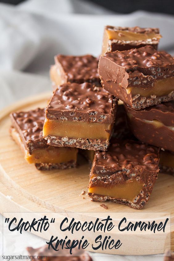Chokito” Chocolate Caramel Slice | variousfoods