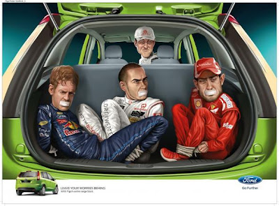 Michael Schumacher campaña de Ford Publicidad Creatividad