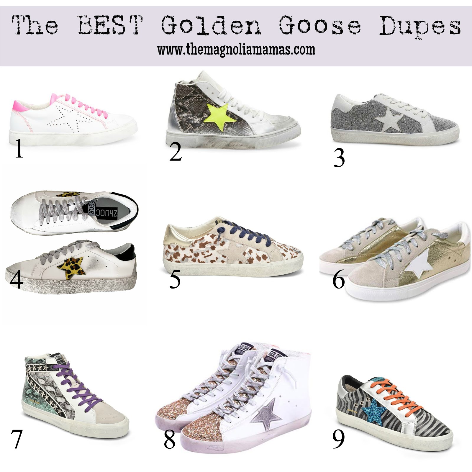  Magnolia Mamas : The BEST Golden Goose Dupes
