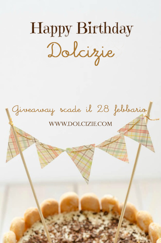 happy birthday dolcizie - giveaway