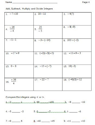 The Best of Teacher Entrepreneurs: MATH LESSON - Back to School 7th