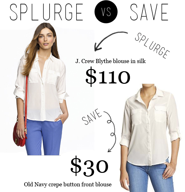 Triple Thread: Splurge vs. Save: White Camp Shirt
