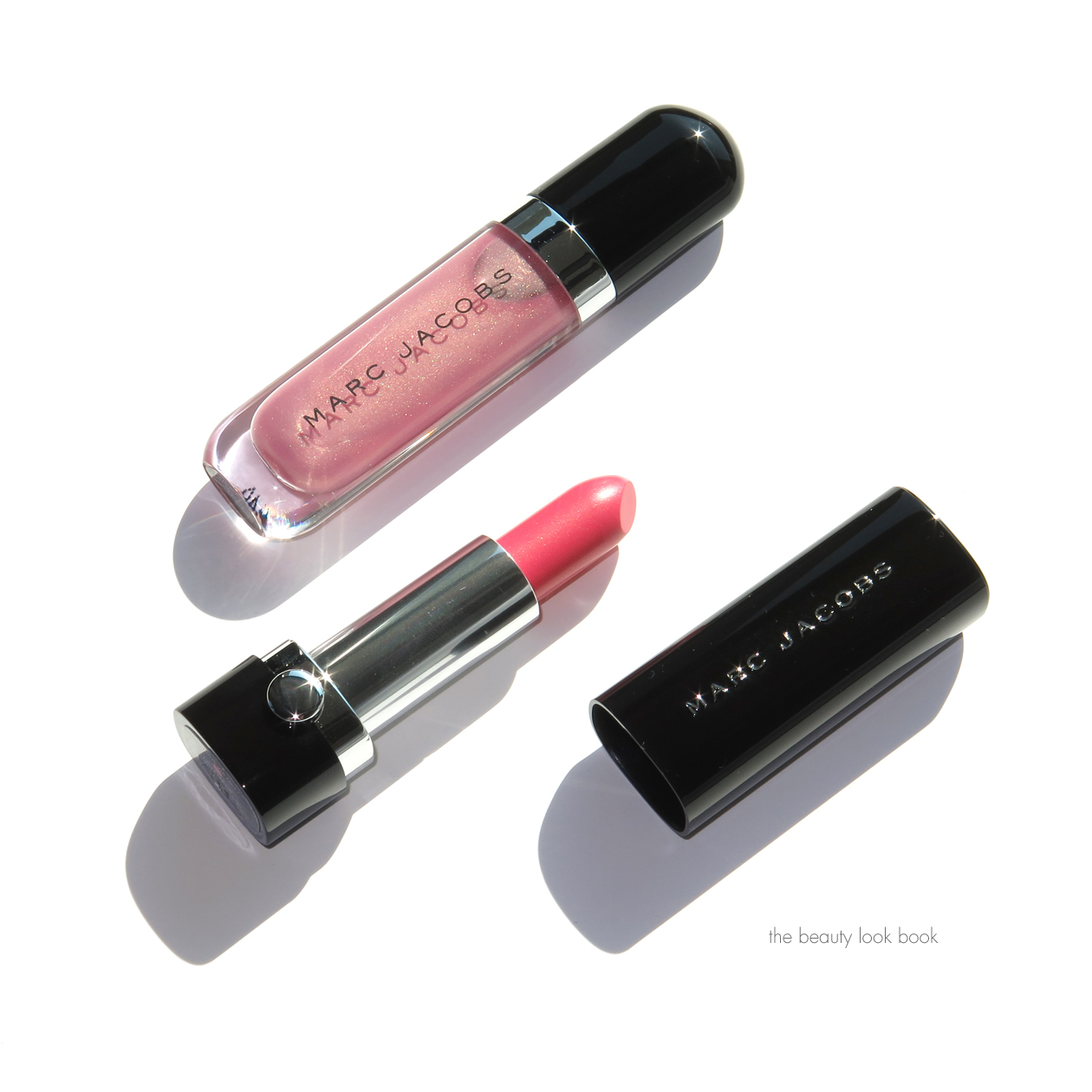 Marc Jacobs Beauty Lovemarc Lip Gel in Have We Met? and Lust for Lacquer  Lip Vinyl Sheer in Pink Diamond - The Beauty Look Book