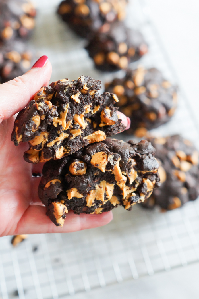 And so, it begins... (copycat Levain Bakery Chocolate Peanut Butter Chip Cookies)