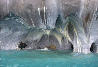 Hermosas cavernas de mármol.