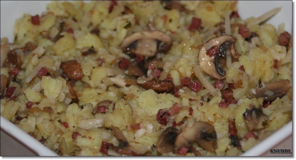 Für 30 - 35 Minuten backen.