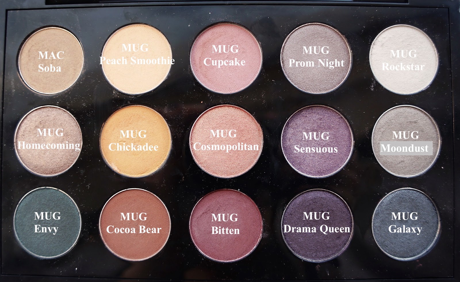 Sherryi77's Beauty Room My Makeup Geek Single Eyeshadows Swatches & Review