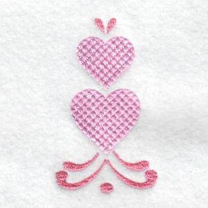 Pink hearts embroidery design 186 lovelyembroidery Pink hearts embroidery design 186 lovelyembroidery
