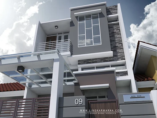 Lingkar Warna Daftar Lengkap Desain Rumah Minimalis Terbaru 3d View