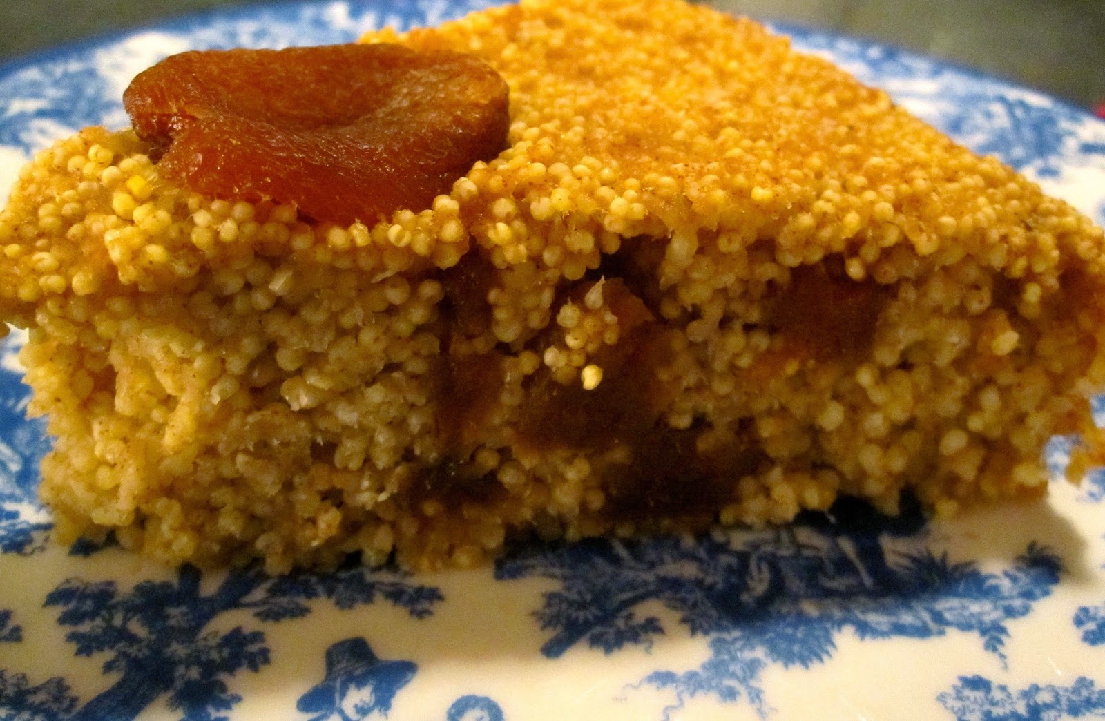 Vegan Kitty Patrol (VKP) Apple Sauce Millet Breakfast Cake It Has Four Ingredients!
