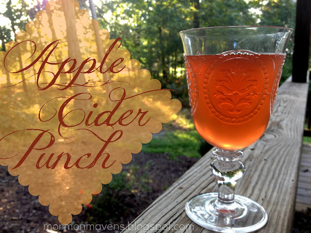 Mormon Mavens in the Kitchen: Apple Cider Punch