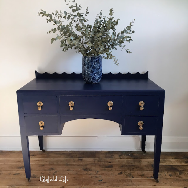 Lilyfield Life painted furniture in blue, navy and green
