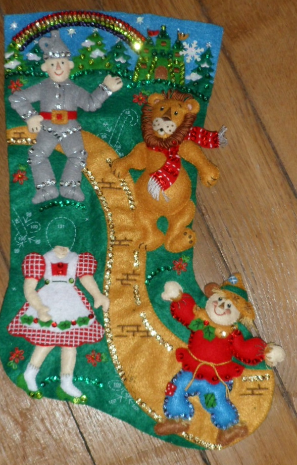 And Sew Forth Bucilla Stocking Construction 12