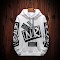 Sweater NR Putih dan Hitam