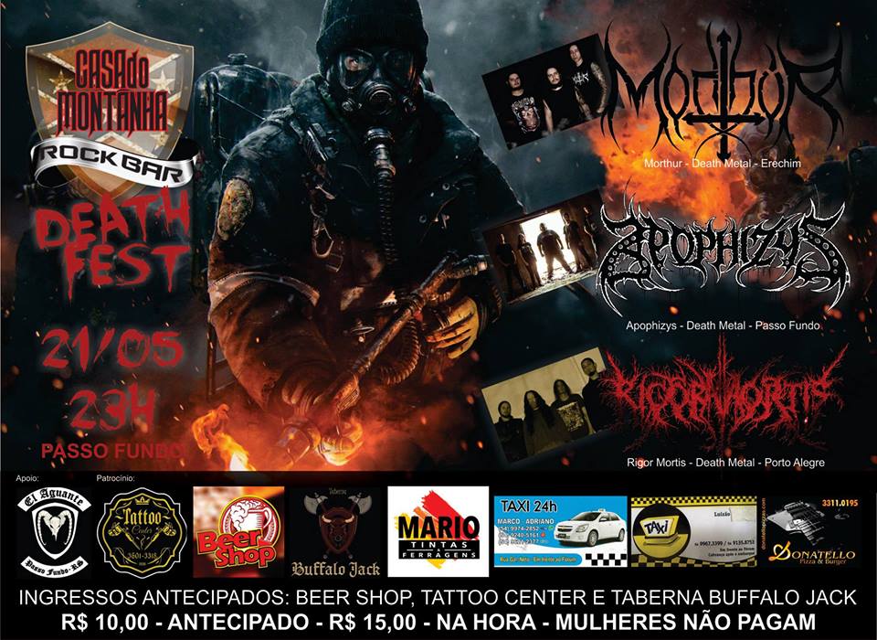 Maquina Profana Fest DEATH FEST Conheça as bandas que se apresentarão