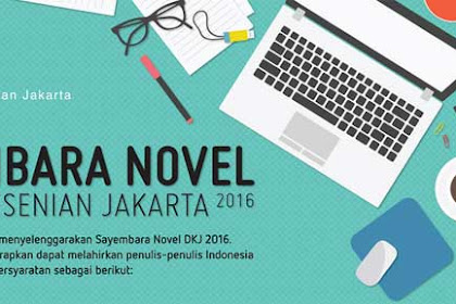 Lomba: Sayembara Menulis Novel DKJ 2016