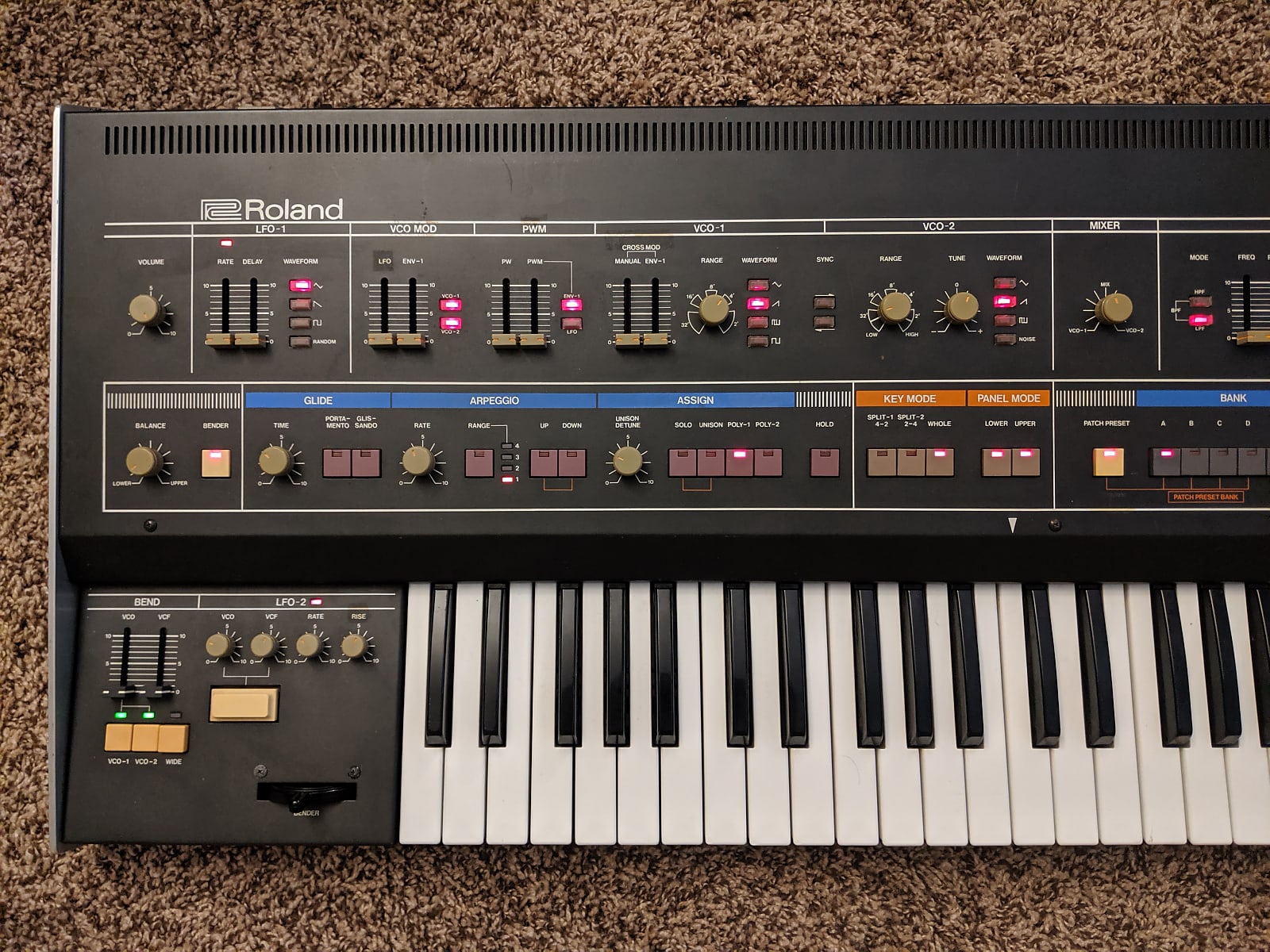 MATRIXSYNTH Roland Jupiter6, Analog Polysynth