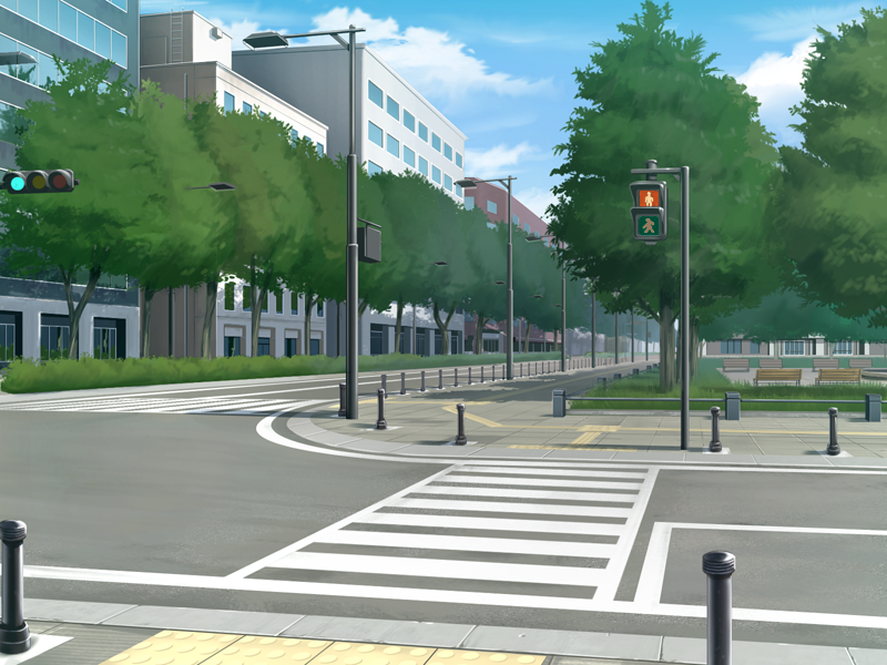 Anime Landscape: City (Anime Background)